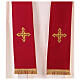 Chasuble in pure wool with embroidered cross Gamma s7