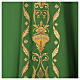 Chasuble in pure wool with golden embroidery on the front Gamma s2