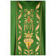 Chasuble in pure wool with embroidered satin gallon Gamma s3
