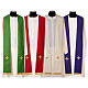 Chasuble in pure wool with embroidered satin gallon Gamma s10