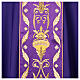 Catholic Chasuble in pure wool with embroidered satin gallon Gamma s8