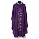 Chasuble of 100% wool, grape branches applied to the fabric Gamma s1