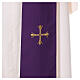 Chasuble of 100% wool, grape branches applied to the fabric Gamma s6