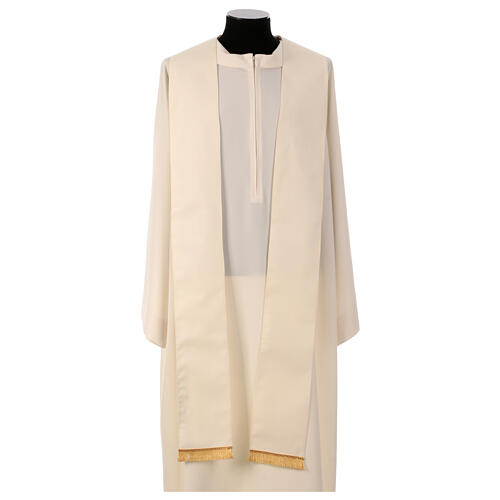 Chasuble in pure wool with fine embroidery on the front Gamma 14