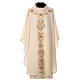 Chasuble in pure wool with fine embroidery on the front Gamma s3