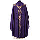 Chasuble in pure wool with fine embroidery on the front Gamma s12