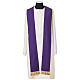 Chasuble in pure wool with fine embroidery on the front Gamma s15