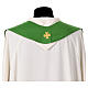 Chasuble in pure wool with fine embroidery on the front Gamma s16