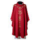 Chasuble in pure wool with fine embroidery on the front Gamma s6