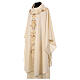 Chasuble in pure wool with fine embroidery on the front Gamma s11