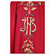 Chasuble in pure wool with fine embroidery on the front Gamma s15