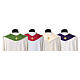 Chasuble in pure wool with fine embroidery on the front Gamma s19