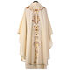 Pure Wool Chasuble with fine embroidery on the front Gamma s11