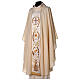 Chasuble in pure wool with embroidered gallon Gamma s3