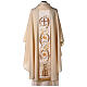 Chasuble in pure wool with embroidered gallon Gamma s5