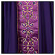 Chasuble in pure wool with decorated gallon Gamma s4