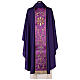 Chasuble in pure wool with decorated gallon Gamma s5