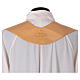 Chasuble in wool and polyester with gallon directly applied on the front Gamma s6