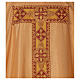 Latin Chasuble in wool and polyester with gallon directly applied on the front Gamma s2