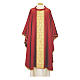 Chasuble in damask fabric with brocade gallon Gamma s1