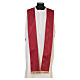 Chasuble in damask fabric with brocade gallon Gamma s9