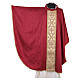 Monastic Chasuble in damask fabric with brocade gallon Gamma s3