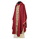 Monastic Chasuble in damask fabric with brocade gallon Gamma s5