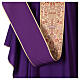 Chasuble in pure wool with lampas gallon and neckline Gamma s6