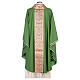 Chasuble in pure wool with lampas gallon and neckline Gamma s10