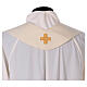 Chasuble in pure wool with lampas gallon and neckline Gamma s14