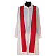 Chasuble in polyester with machine-embroidered wheat on the front Gamma s5