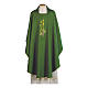 Liturgical Chasuble with Wheat and Grape machine embroidered in polyester Gamma s1