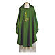 Liturgical Chasuble with Wheat and Grape machine embroidered in polyester Gamma s2