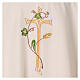 Chasuble in polyester with machine-embroidered cross Gamma s13