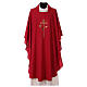 Chasuble in polyester with machine-embroidered cross Gamma s1