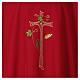 Chasuble in polyester with machine-embroidered cross Gamma s2