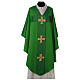 Chasuble and stole with cross and stones 100% polyester s3