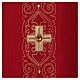 Chasuble with Italian neckline and golden embroideries s4
