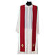 Chasuble with Italian neckline and golden embroideries s6