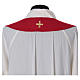 Chasuble with Italian neckline and golden embroideries s8