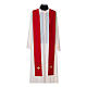 Chasuble with Italian neckline and stones decorations s12