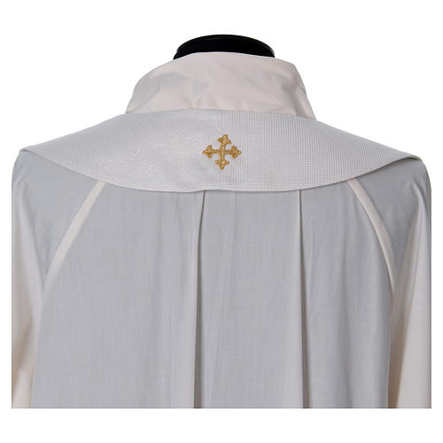 Chasuble and stole with IHS and flower embroidery 6