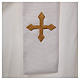 Chasuble and stole with IHS and flower embroidery s5