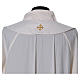 Chasuble with IHS and flower embroidery s6