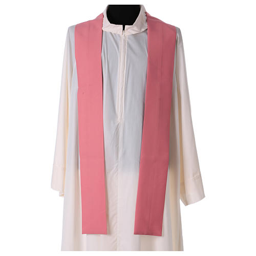 Chasuble polyester rose 4