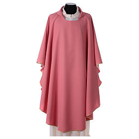 Pink chasuble in polyester