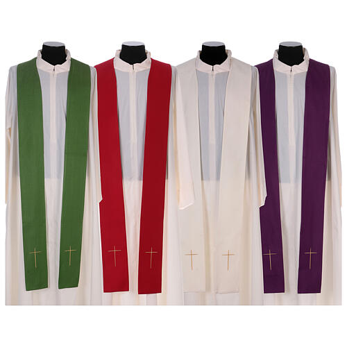Liturgical chasuble with cross, polyester 8