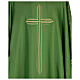 Chasuble pour rites liturgiques polyester croix s2