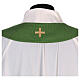 Chasuble pour rites liturgiques polyester croix s9