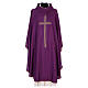 Chasuble for liturgical rites, cross design polyester s6